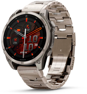 Смарт-часы Garmin fenix 8 47mm AMOLED Sapphire Titanium with