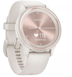 Смарт-годинник Garmin vivomove Sport Ivory Case and Silicone Band with Peach Gold Accents (010-02566-01)