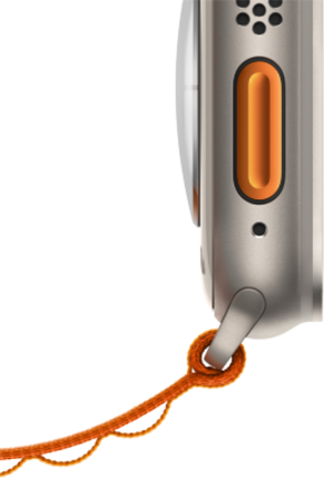 Смарт-годинник Apple Watch Ultra GPS + Cellular 49mm Titanium Case with Black/Gray Trail Loop M/L (MQFX3UL/A)