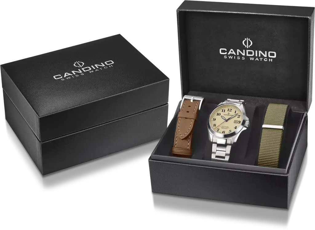 Часы Candino Field C4785/1 + 2 ремешка